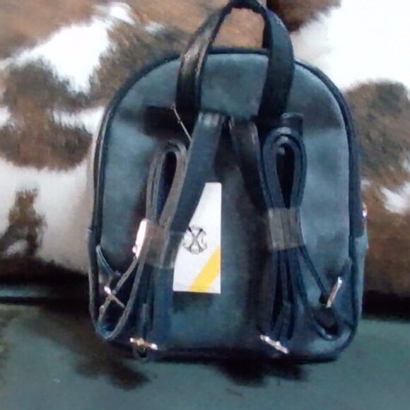 Small CXL by Christian Lacroix Navy Blue Backpack - Picture 2 of 2